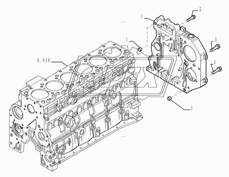 0.043(01) ­ CRANKCASE COVERS