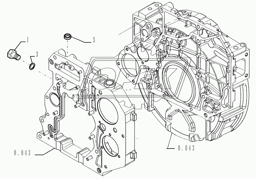 0.045(01) ­ BREATHER ­ ENGINE