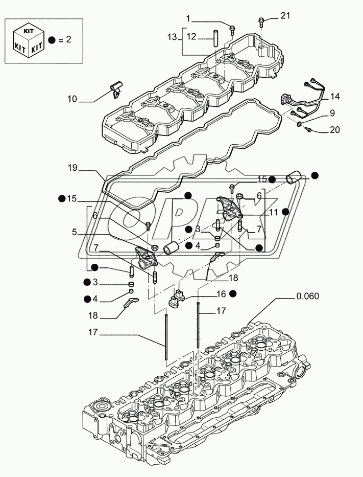 0.066(01) ­ ROCKER SHAFT