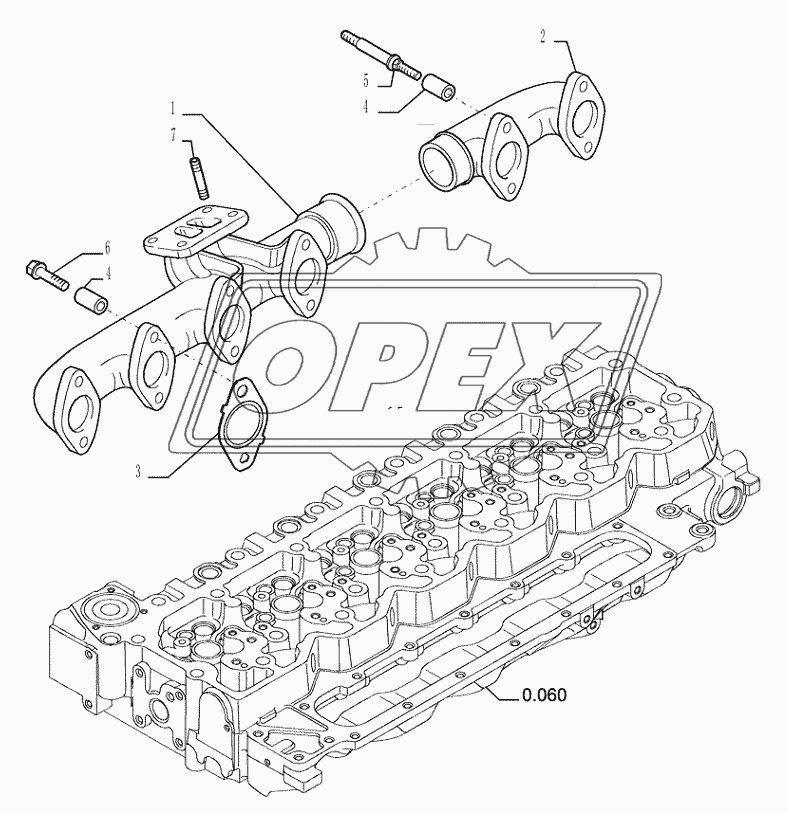 0.077(01) ­ EXHAUST MANIFOLD