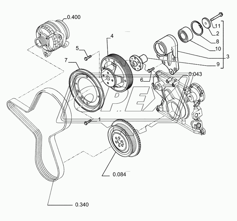 0.345(01) ­ FAN DRIVE