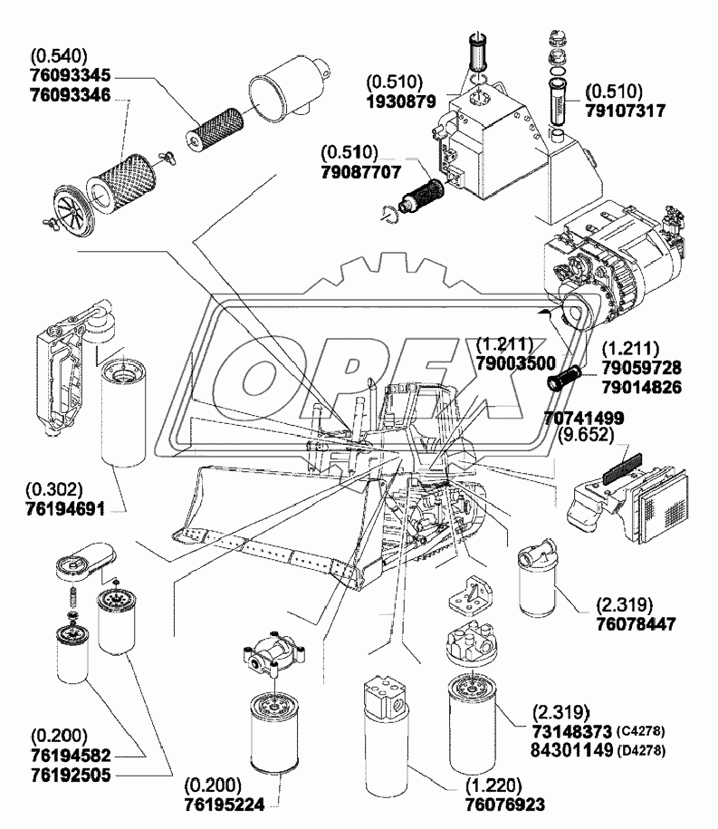 MAINTENANCE PARTS