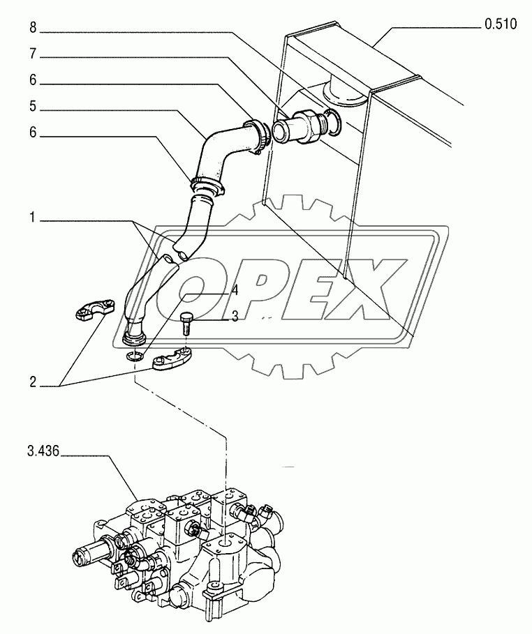 HYDRAULIC SYSTEM PIPING 3