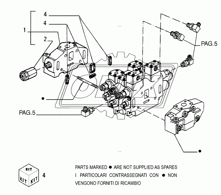 3 SPOOL VALVE ­ COMPONENTS 1