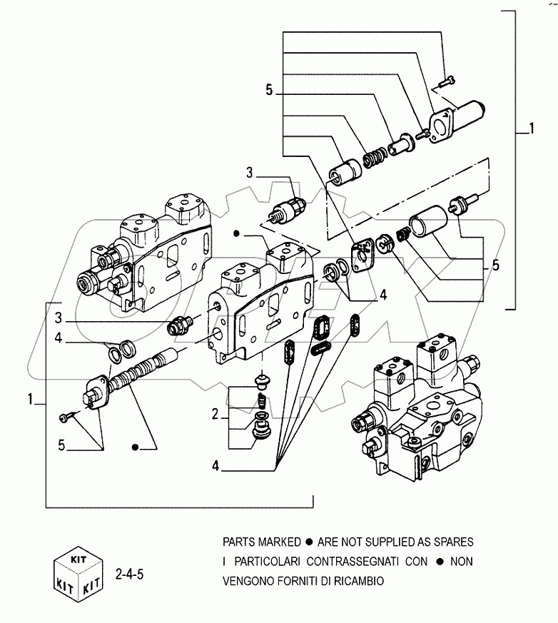 3 SPOOL VALVE ­ COMPONENTS