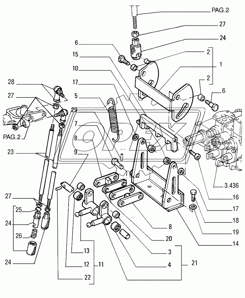 CONTROL VALVE LINKAGE 1