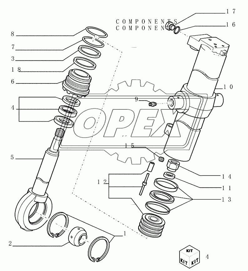 LIFT CYLINDERS ­ FRONT IMPLEMENT