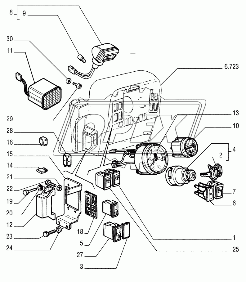 ELECTRIC COMPONENTS ­ DASHBOARD