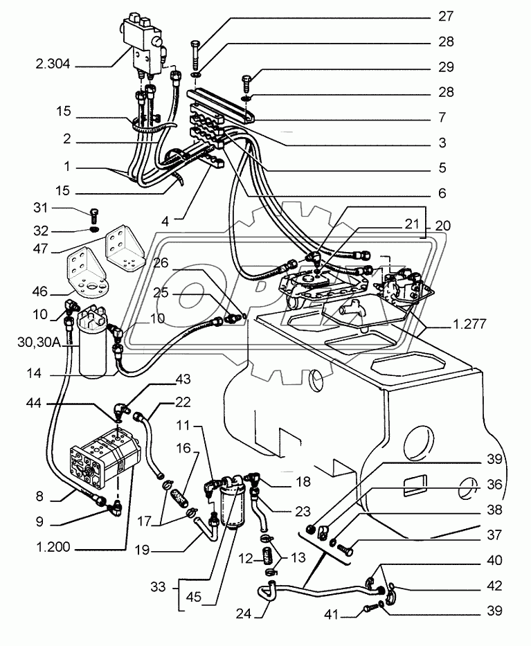 STEERING CONNECTING PIPING 1