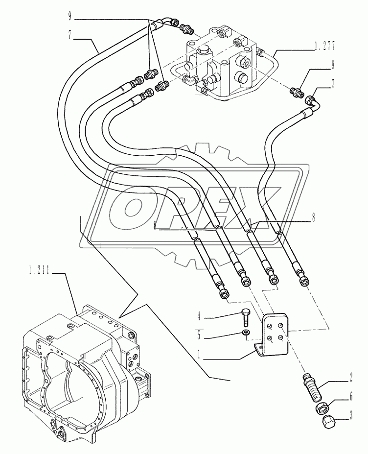 STEERING CONNECTING PIPING 4