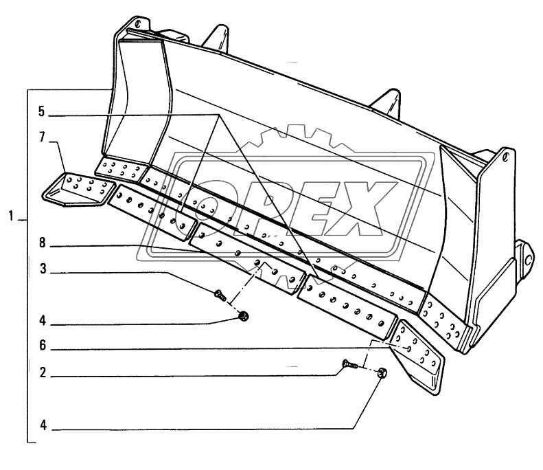 SEMI­U MOLDBOARD (HSU) ­ OPTIONAL CODE 76029760