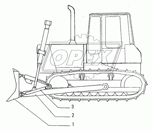 ANGLEDOZER (HA) ­ MECHANIC TILT ­ OPTIONAL CODE 774150001