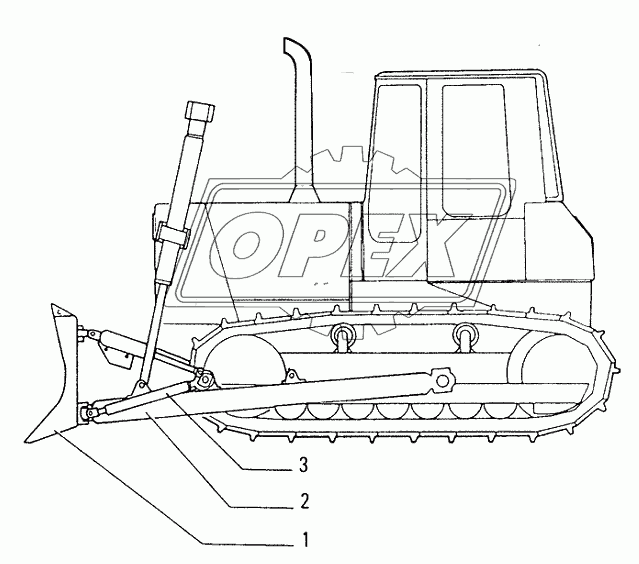 ANGLEDOZER (HA) ­ HYDRAULIC TILT ­ OPTIONAL CODE 774151001