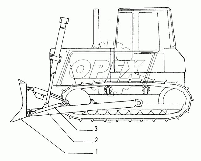 ANGLEDOZER (HA) ­ HYDRAULIC TILT ­ OPTIONAL CODE 774314001