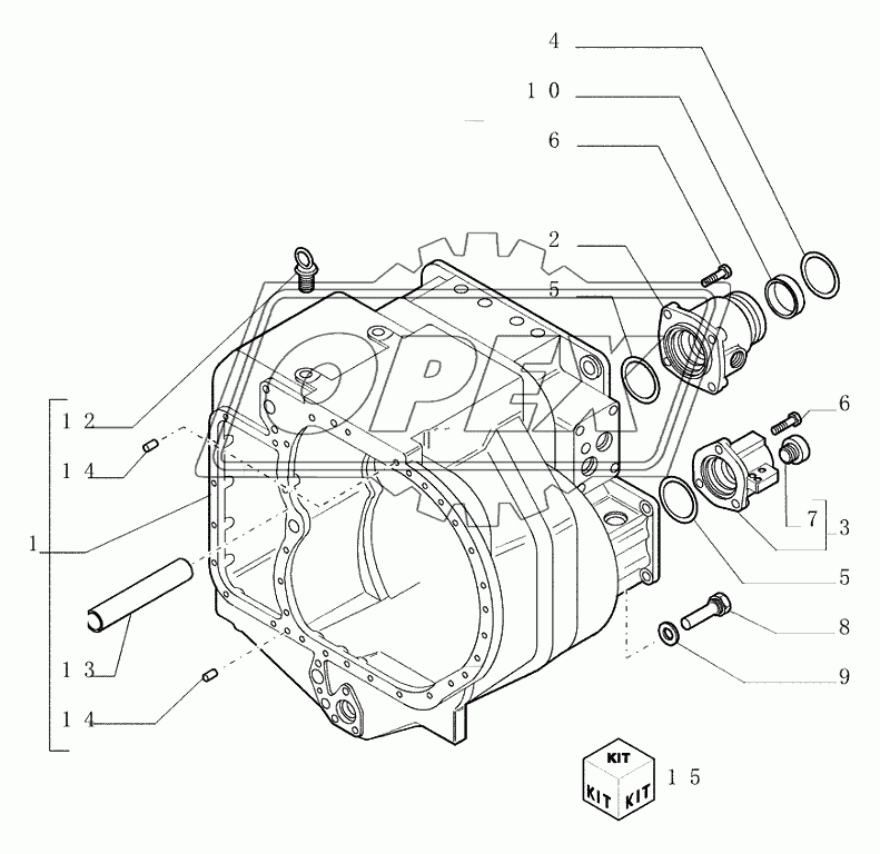 TRANSMISSION ­ CASE ­ COMPONENTS 1