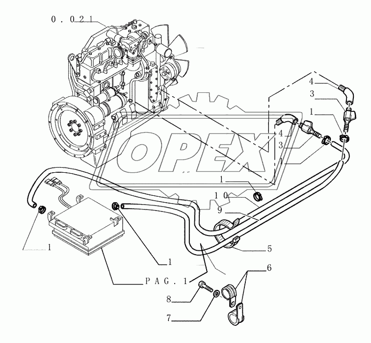 AIR CONDITIONING ­ PIPING ­ OPTIONAL CODE 784135031 1