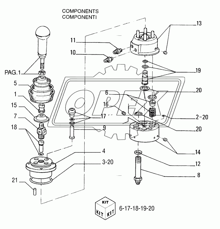 TRANSMISSION OUTER CONTR.­ MANIPULATOR