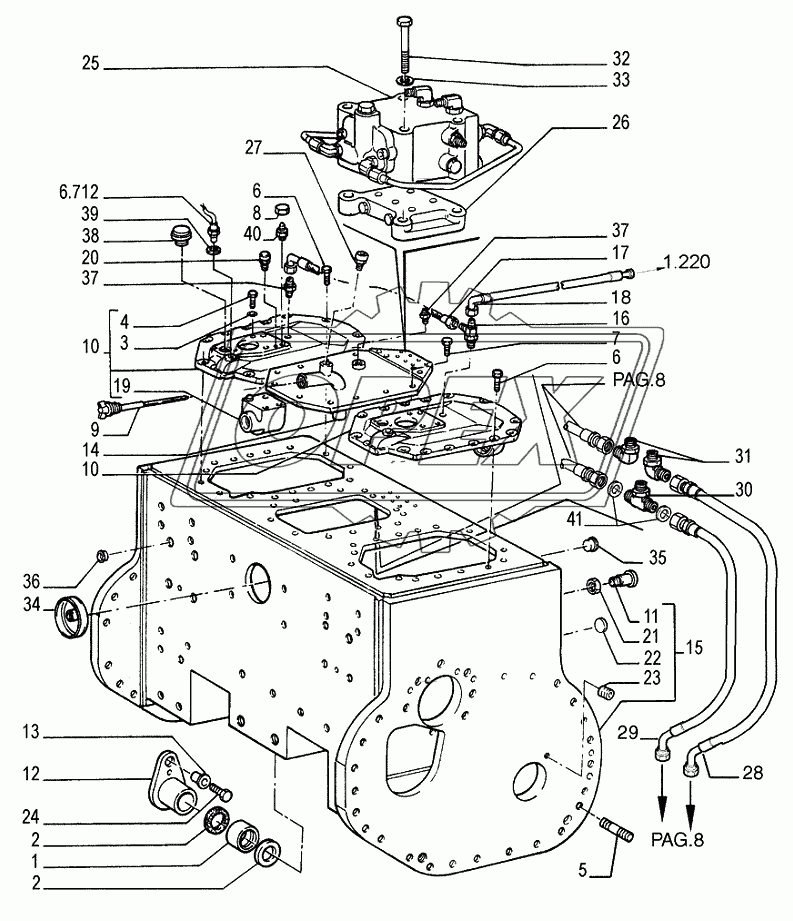 REAR TRANSMISSION ­ CASE 1