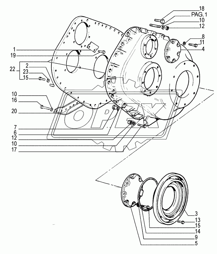 REAR TRANSMISSION ­ CASE 2