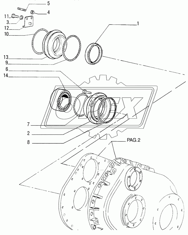 REAR TRANSMISSION ­ CASE 3