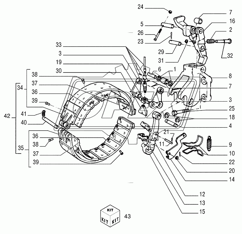 REAR TRANSMISSION ­ BRAKES 1