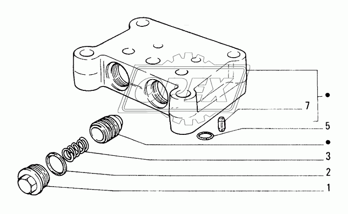 REAR TRANSMISSION ­ VALVE