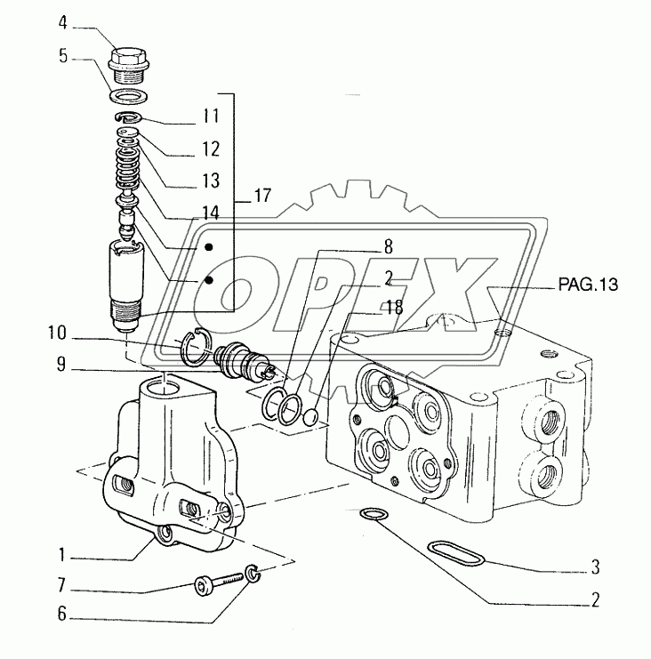 REAR TRANSMISSION ­ CONTROL VALVE 2