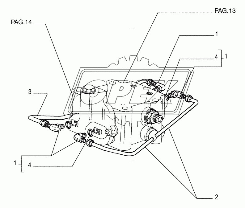 REAR TRANSMISSION ­ CONTROL VALVE 3