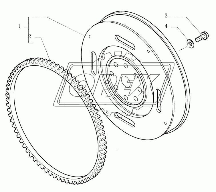 FLYWHEEL ­ ENGINE