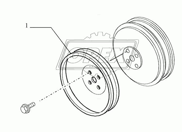 PULLEY ­ CRANKSHAFT