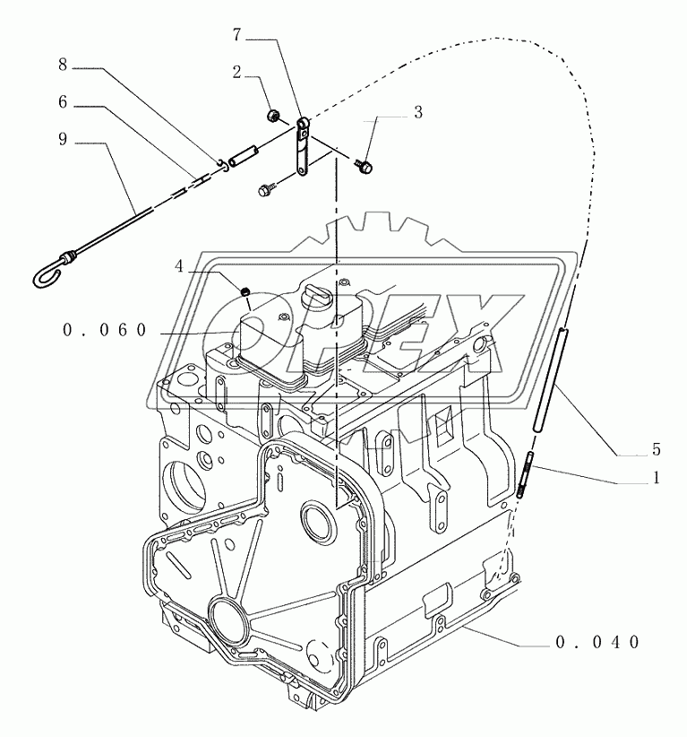 ENGINE OIL DIPSTICK