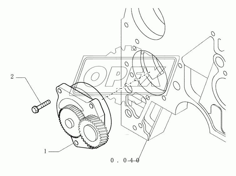 OIL PUMP ­ ENGINE