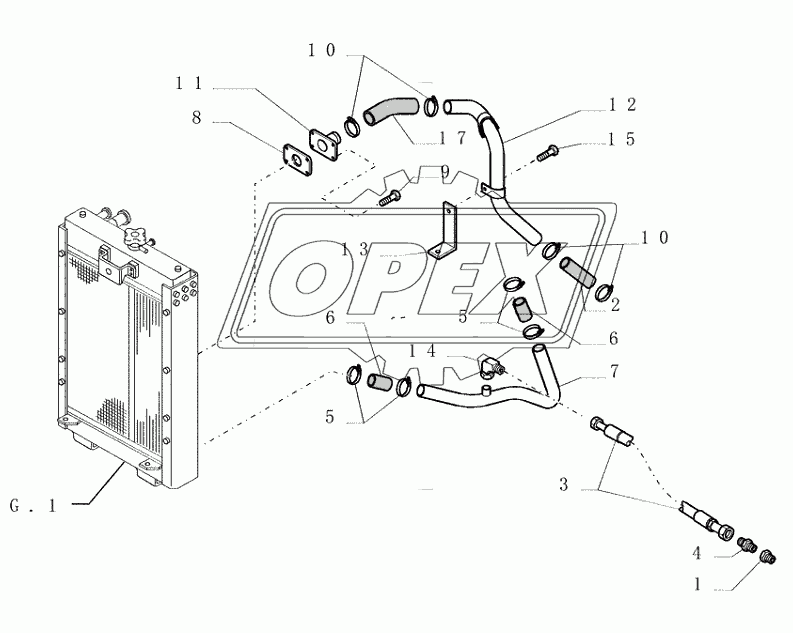 0.550(04) ­ WATER RADIATOR ­ COMPONENTS