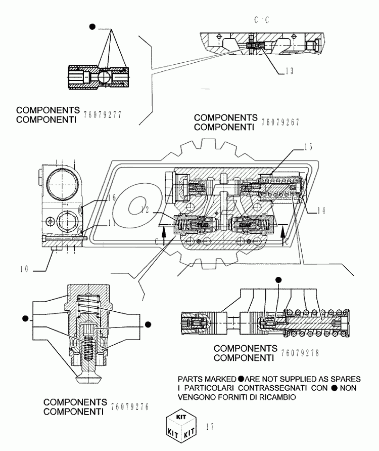 1.266(02A) ­ HYDRAULIC MOTOR ­ COMPONENTS