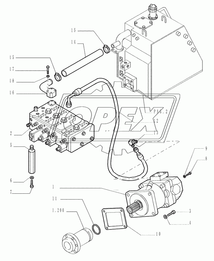 3.434(01) ­ HYDRAULIC SYSTEM PIPING