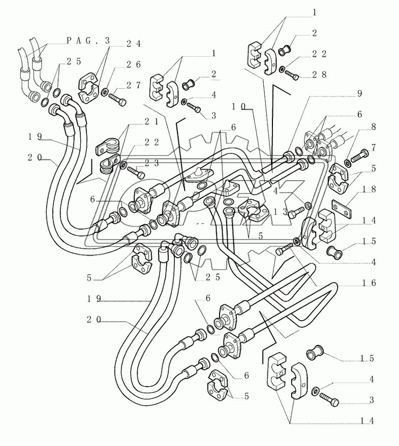 3.443(02) ­ LIFT CYLINDERS ­ PIPING