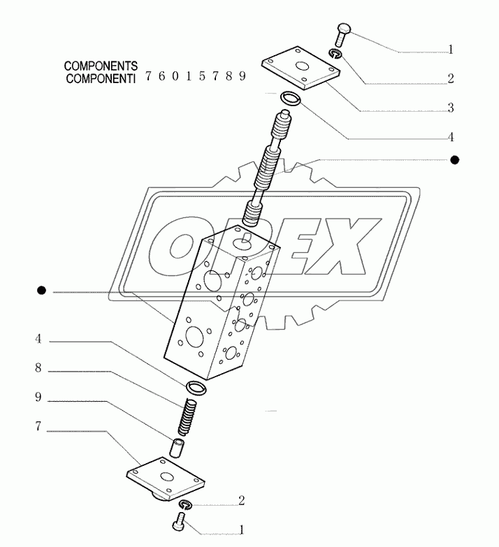 3.470(02) ­ CONTROL PIPING ­ REAR