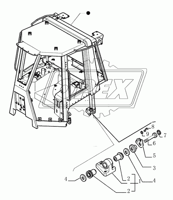 9.652(06) ­ ROPS CAB ­ OPTIONAL CODE 784109211