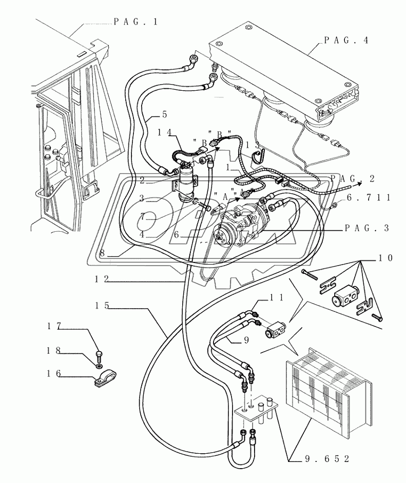 9.653(05) ­ ROPS CAB WITH CONDITIONER ­ OPTIONAL CODE 76069252