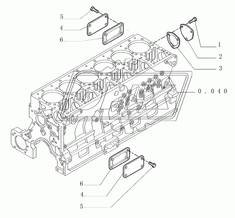 0.043(02) ­ CRANKCASE COVERS