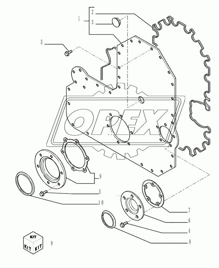 0.043(04) ­ CRANKCASE COVERS