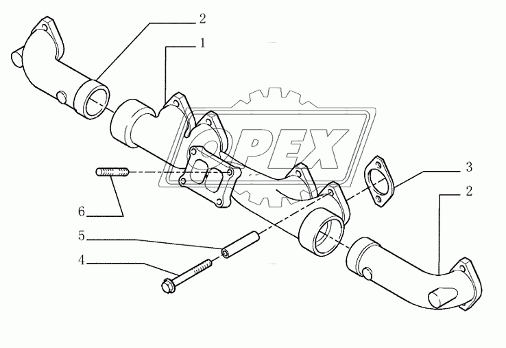 0.077(01) ­ EXHAUST MANIFOLD