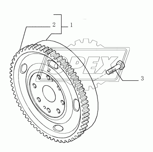 0.083(01) ­ FLYWHEEL ­ ENGINE