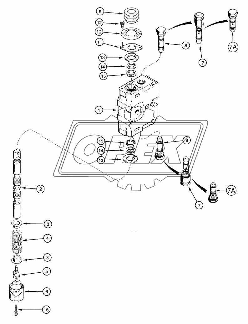 SECTION ASSEMBLY ­ TILT, ANGLE, AND AUXILIARY