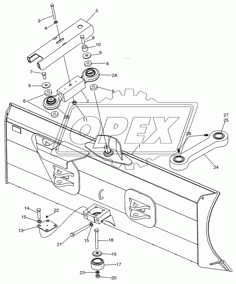 DOZER BLADE ­ MOUNTING