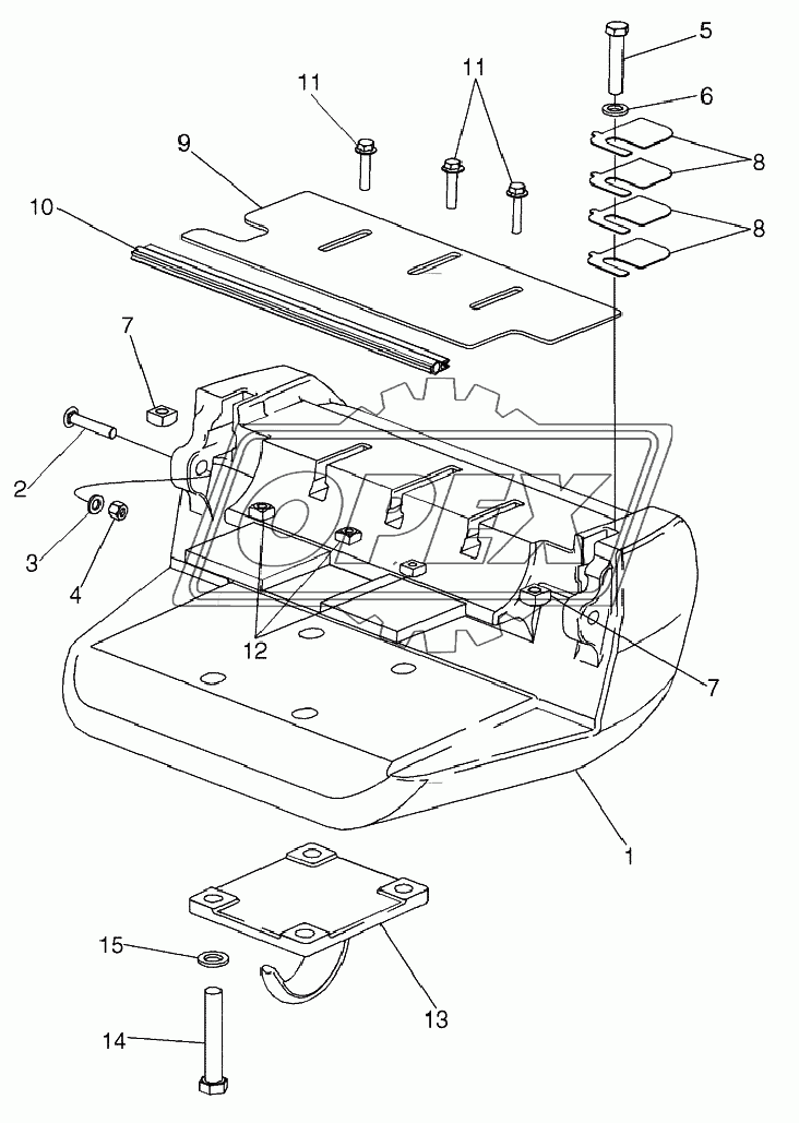 COUNTERWEIGHT, FRONT ­ HOOK, TOWING