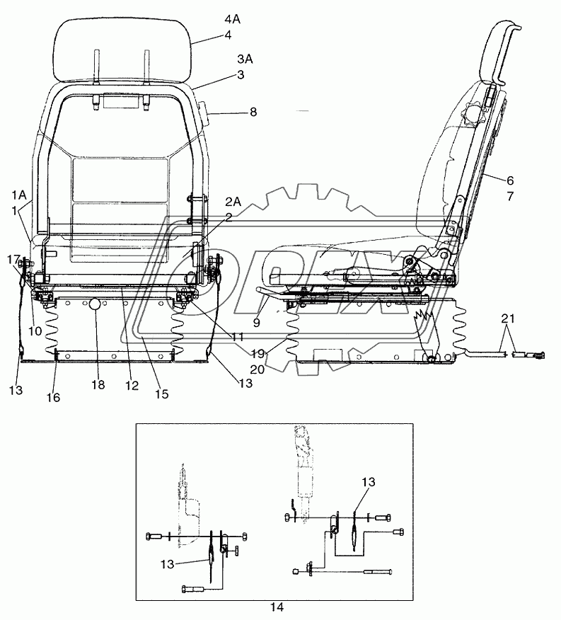 SEAT ASSY, AIR SUSPENSION