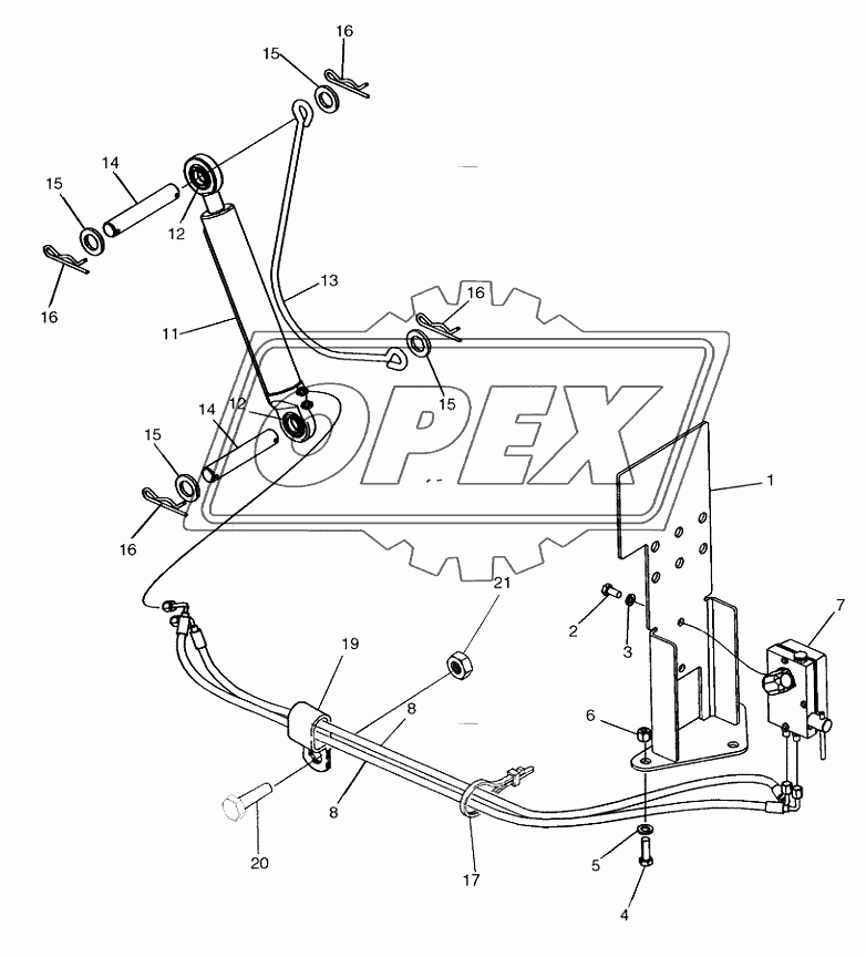 CAB OR CANOPY ­ TILT COMPONENTS