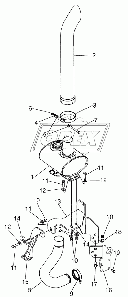 MUFFLER ­ EXHAUST SYSTEM