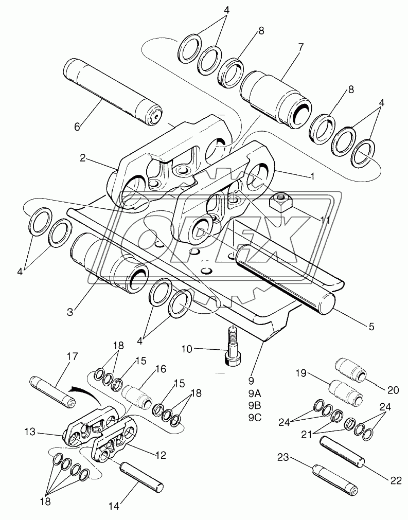 TRACK CHAIN, SEALED